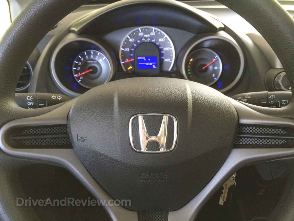 2010 Honda fit gauge cluster and steering wheel