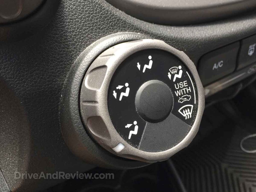 2010 Honda fit air vent controls