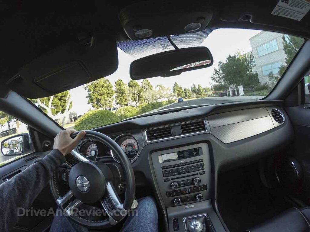 2012 Ford mustang GT dashboard and steering wheel