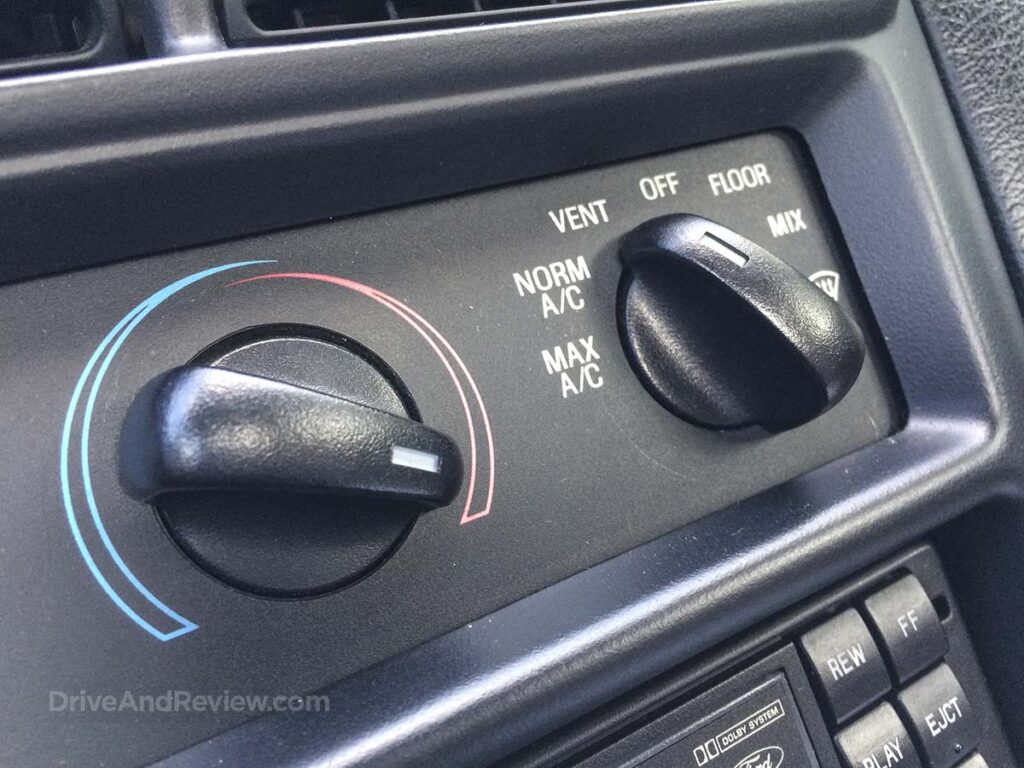 Climate control switches 1996 Ford mustang GT