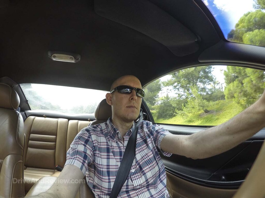 Scott driving his 1996 Ford mustang GT